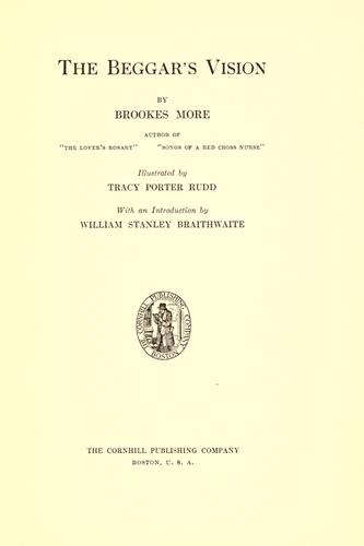 Cover for The beggar's vision