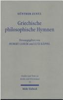 Cover for Griechische philosophische Hymnen