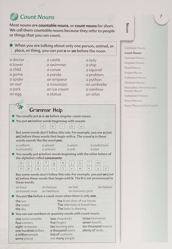 Cover for English grammar for students