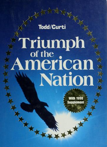 Cover for Triumph of the American nation