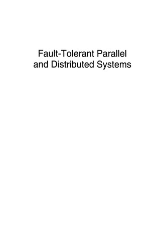 Cover for Fault-Tolerant Parallel and Distributed Systems