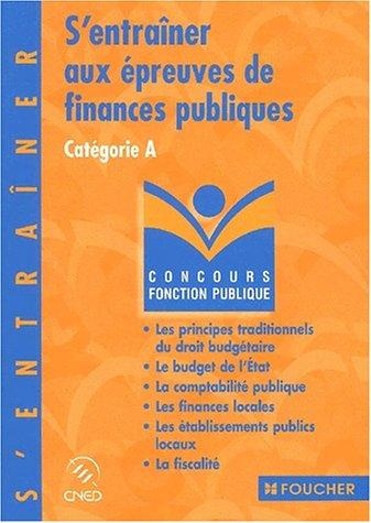 Cover for S'entraîner épreuve de finances publiques