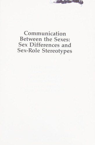 Cover for Communication between the sexes
