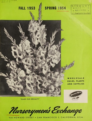 Cover for Fall 1953, spring 1954