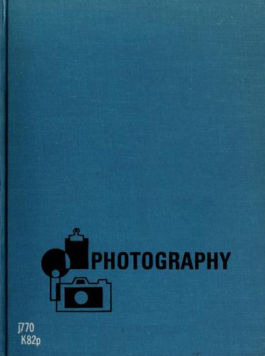 Cover for Photography, a manual for shutterbugs