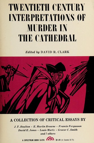 Cover for Twentieth century interpretations of Murder in the Cathedral