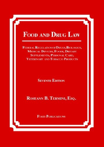Cover for Food and drug law