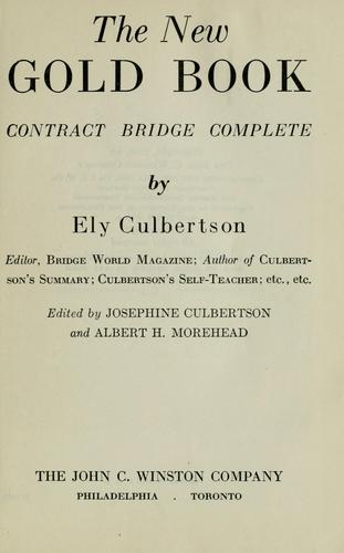 Cover for The new gold book