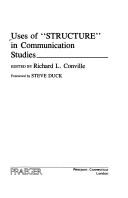 Cover for Uses of "structure" in communication studies