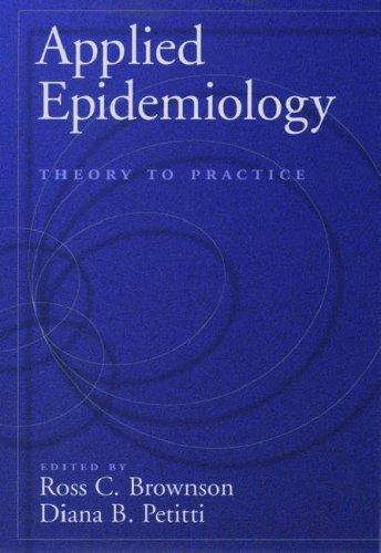 Cover for Applied Epidemiology