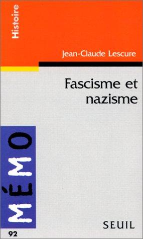 Cover for Fascisme et nazisme