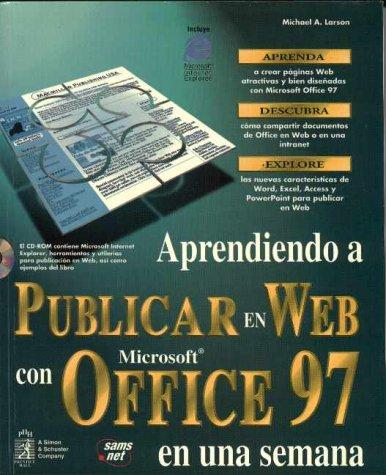 Cover for Aprendiendo a publicar en Web con Office 97 en una semana