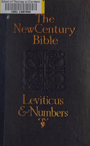 Cover for Leviticus and Numbers