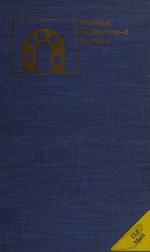 Cover for Chemical reaction engineering, II