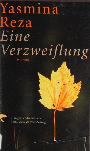 Cover for Eine Verzweiflung.