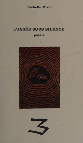 Cover for Passée sous silence