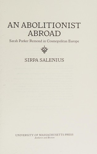Cover for Abolitionist Abroad