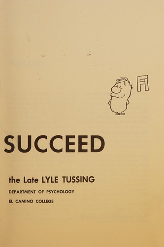 Cover for Study and succeed.
