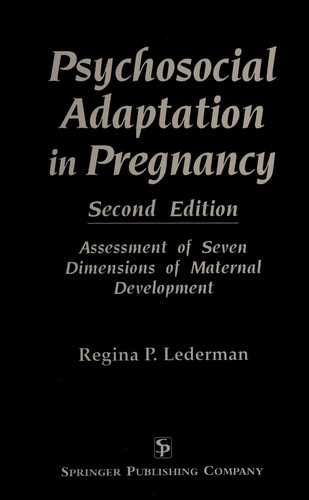 Cover for Psychosocialadaptation in pregnancy