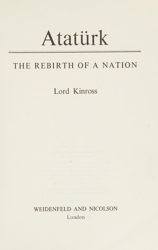 Cover for Atatürk
