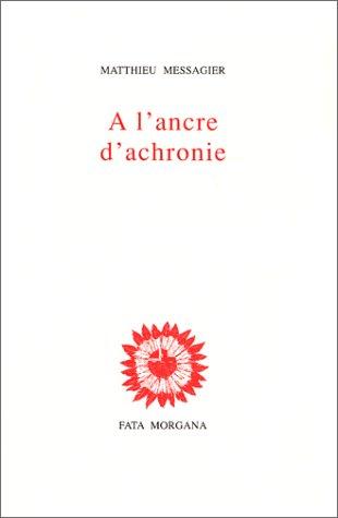 Cover for A l'ancre d'achronie