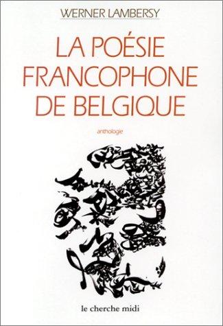 Cover for La Poésie francophone de Belgique