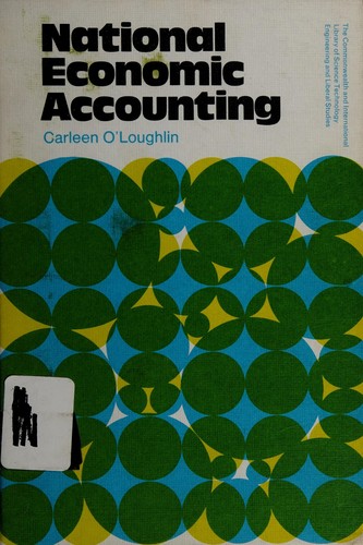 Cover for National economic accounting.
