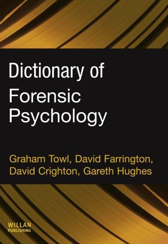 Cover for Dictionary of Forensic Psychology