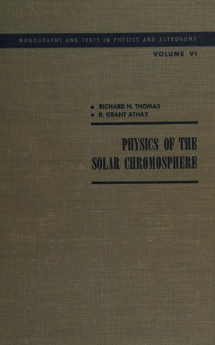Cover for Physics of the solar chromosphere