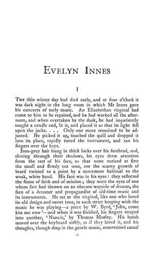 Cover for Evelyn Innes