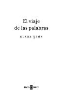 Cover for El viaje de las palabras