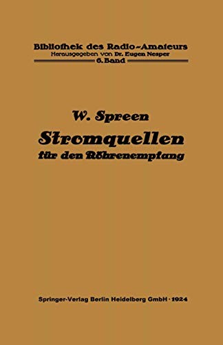 Cover for Stromquellen für den Röhrenempfang