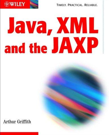 Cover for Java, XML, and the JAXP