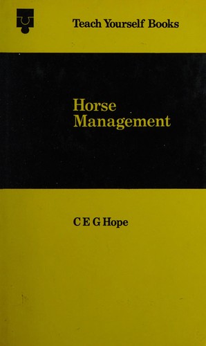 Cover for Horse management