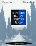 Cover for French Oral and Written Revision
