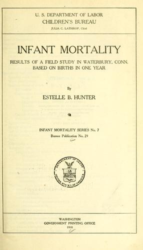 Cover for Infant mortality.