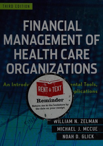 Cover for Financial management of health care organizations