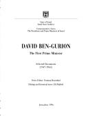 Cover for Daṿid Ben-Guryon
