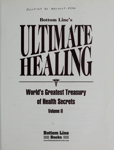 Cover for Bottom Line's ultimate healing