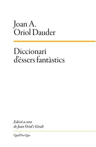 Cover for Diccionari d'éssers fantàstics