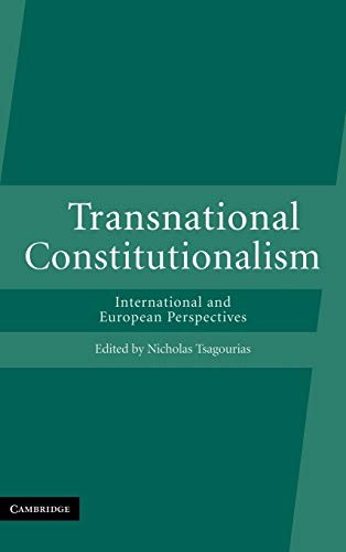 Cover for Transnational constitutionalism