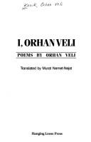 Cover for I, Orhan Veli