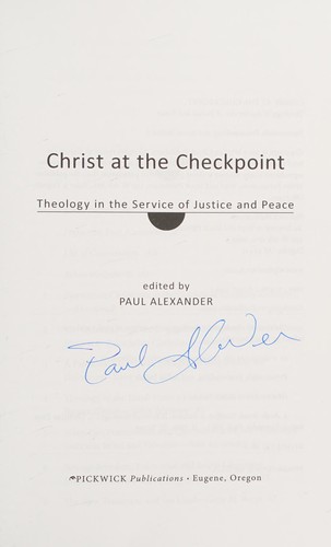 Cover for Christ at the checkpoint
