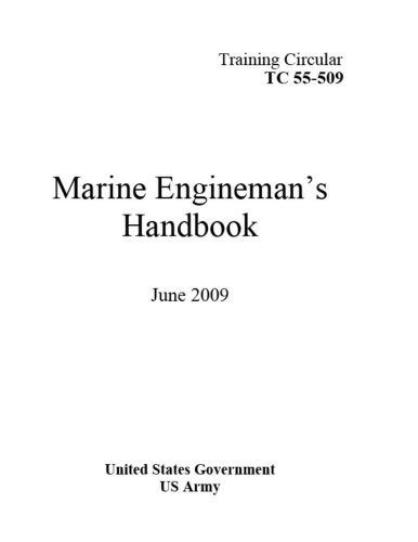 Cover for Training Circular TC 55-509 Marine Engineman's Handbook June 2009