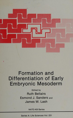 Cover for Formation and differentiation of early embryonic mesoderm