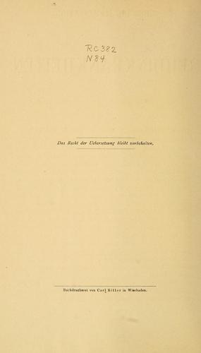 Cover for Über die Localisation der Gehirnkrankheiten