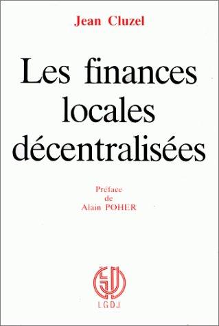 Cover for Les finances locales décentralisées