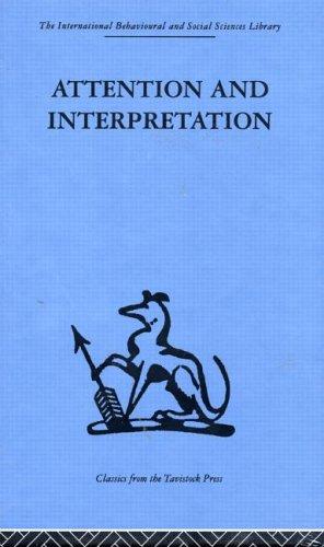 Cover for Attention and Interpretation