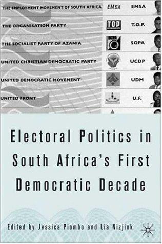 Cover for Electoral politics in South Africa