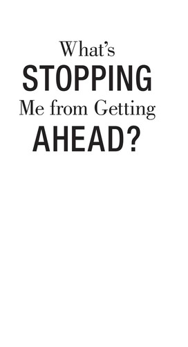 Cover for What's stopping me from getting ahead?